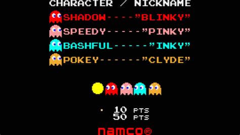 pacman ghosts names